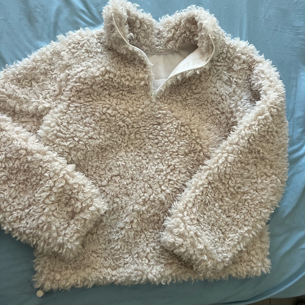 Cozy Cream Sherpa Pullover